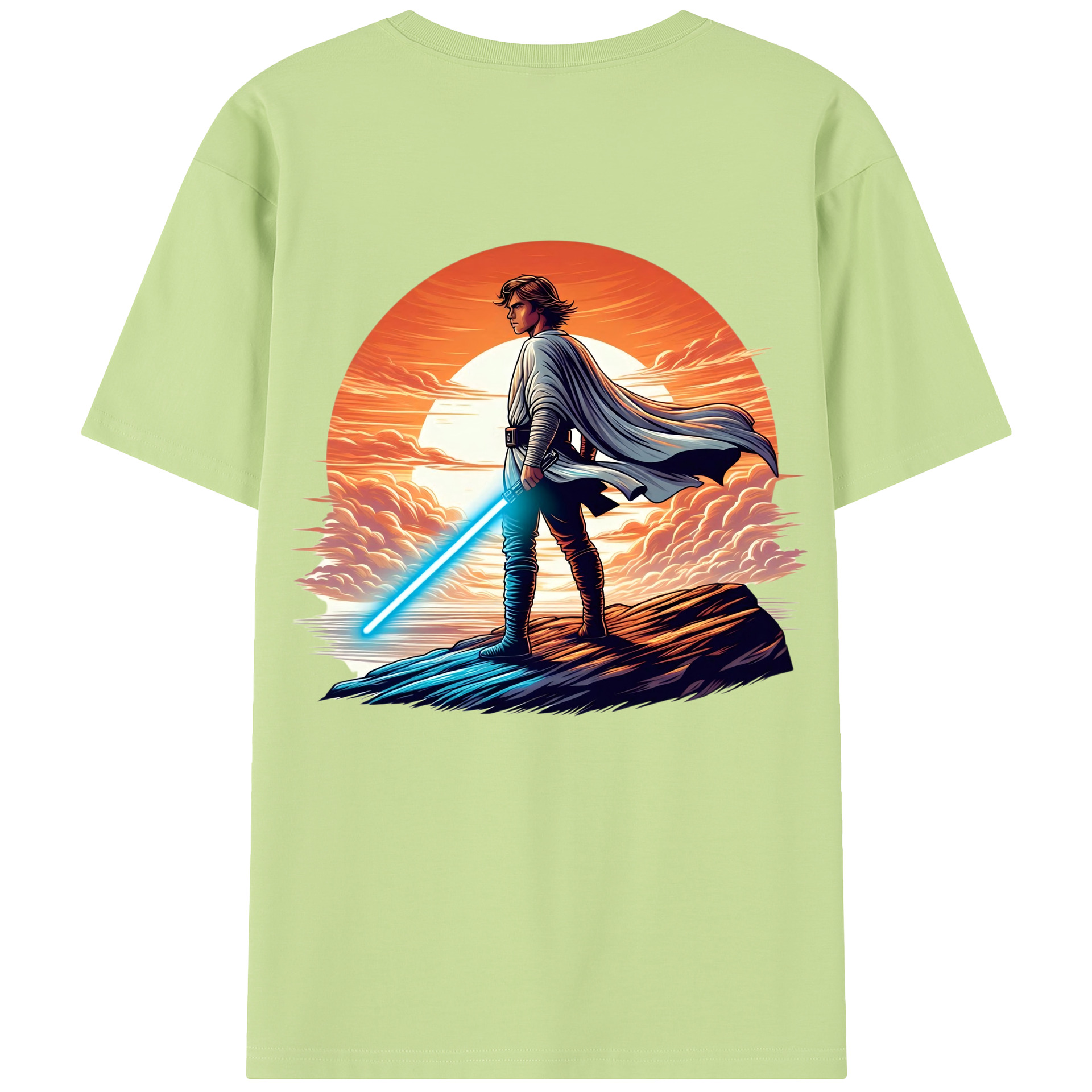 （画像用） スター・ウォーズ Star Wars 綿100％半袖Tシャツ（背面プリント）